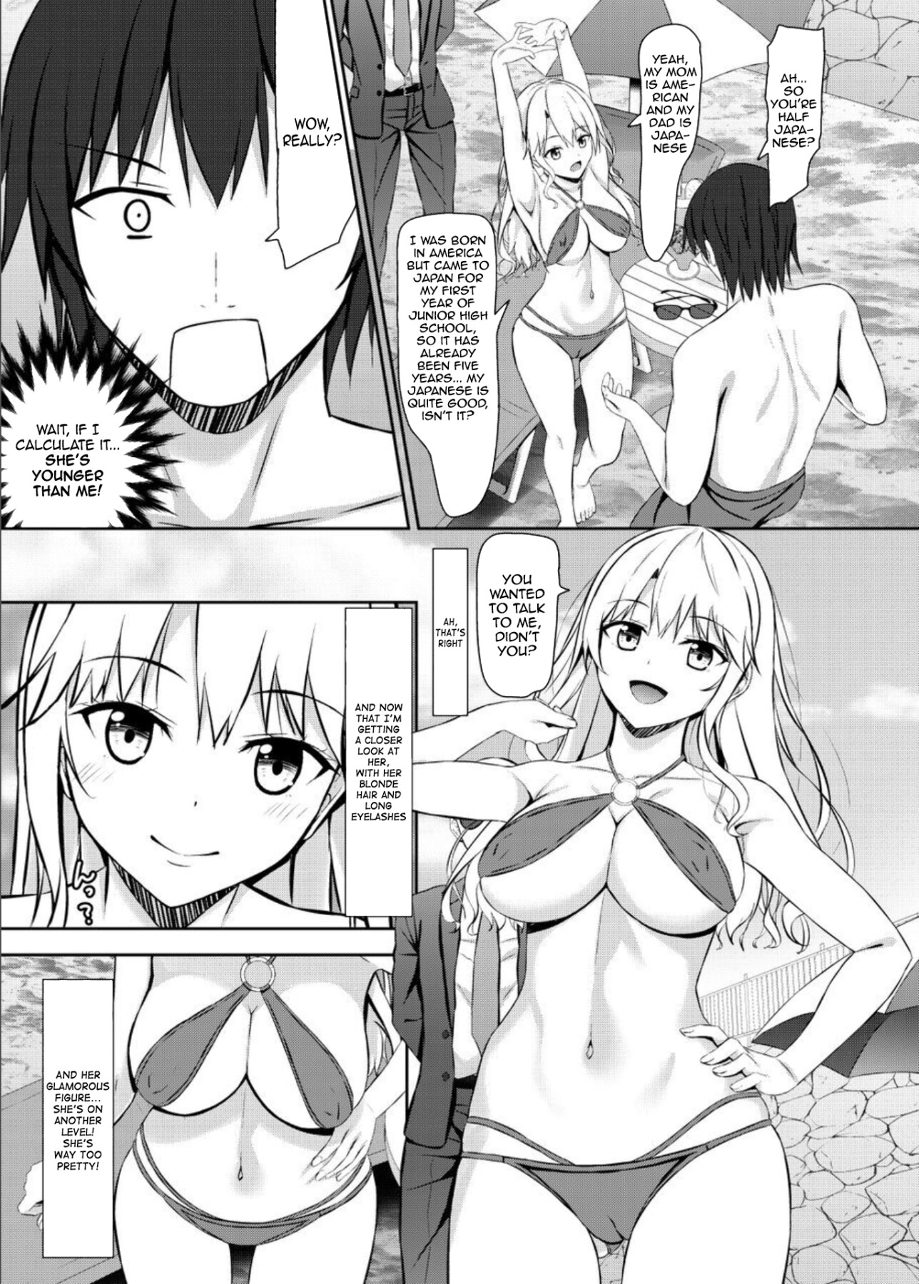 Hentai Manga Comic-A high school girl is a noble lady who is interested in having sex with a guy who hits on her-Read-5